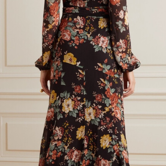 Veronica Beard Floral Black Dress - Picture 2 of 8